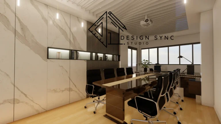 Executive Boardroom designed by design sync studio