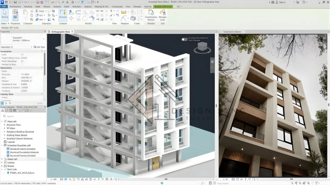 Multi‑Unit Residential Structure — Revit BIM Coordination ...