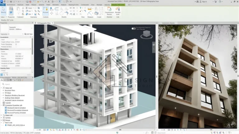 Multi‑Unit Residential Structure - Revit BIM Coordination & Visualization